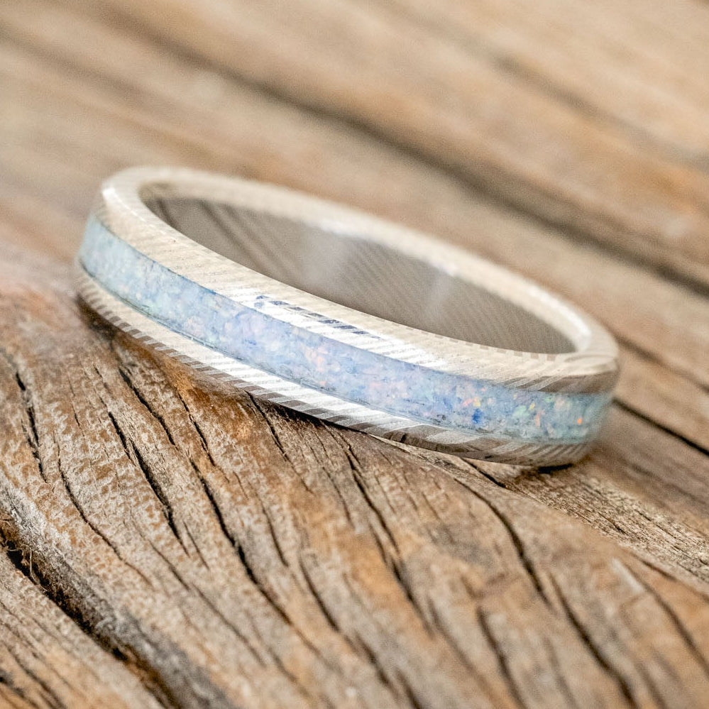 "PERENNA" - COTTON CANDY OPAL STACKING BAND-8