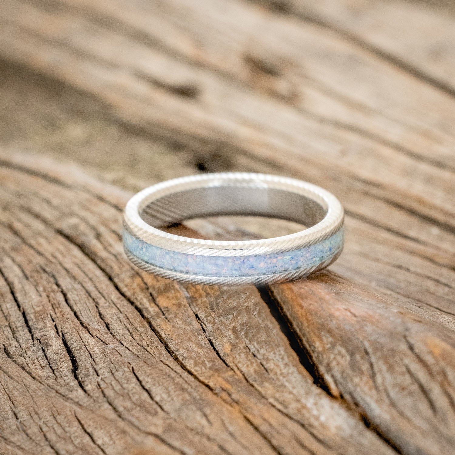 "PERENNA" - COTTON CANDY OPAL STACKING BAND-9