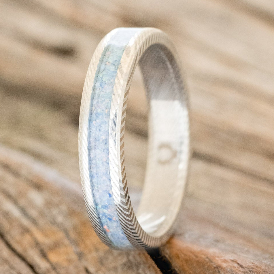 "PERENNA" - COTTON CANDY OPAL STACKING BAND-7