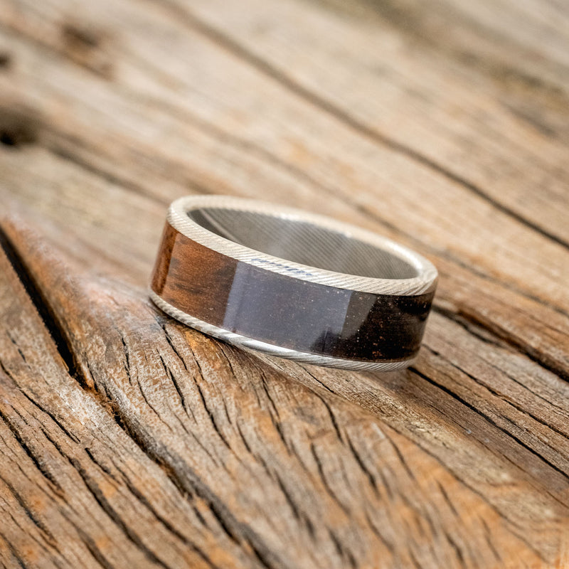 "RAINIER" - KOA WOOD WEDDING BAND - READY TO SHIP-9