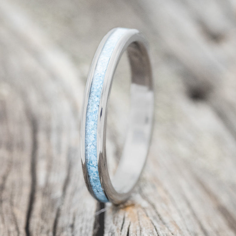 "ETERNA" - TURQUOISE STACKING BAND-1