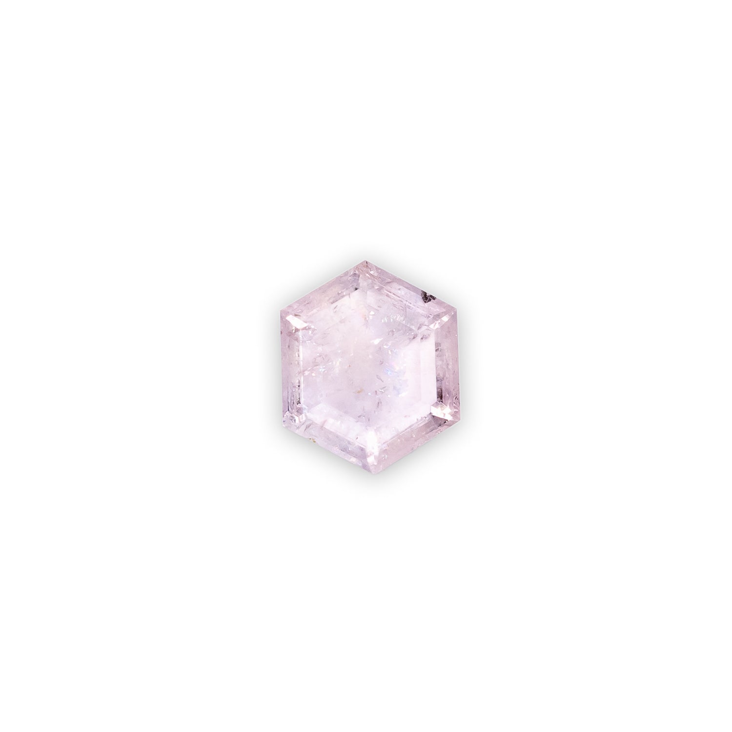 "HAVANA" - HEXAGON TABLET CUT PINK MONTANA SAPPHIRE-1
