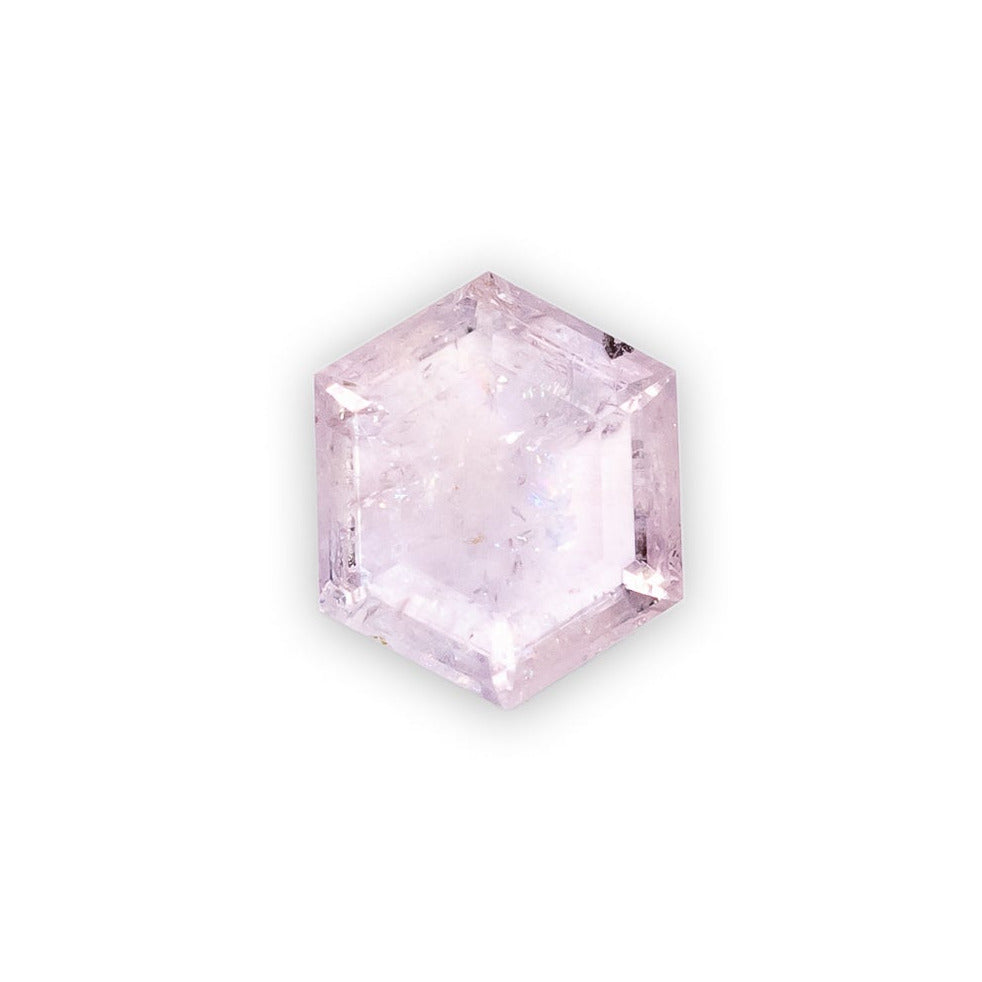 "HAVANA" - HEXAGON TABLET CUT PINK MONTANA SAPPHIRE-1