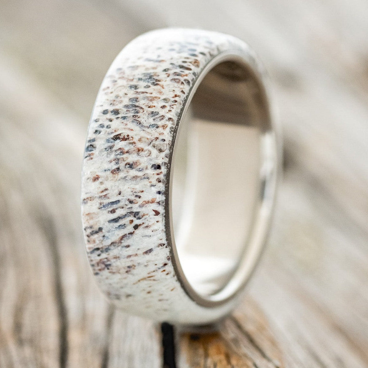 "HAVEN" - ANTLER WEDDING BAND-1