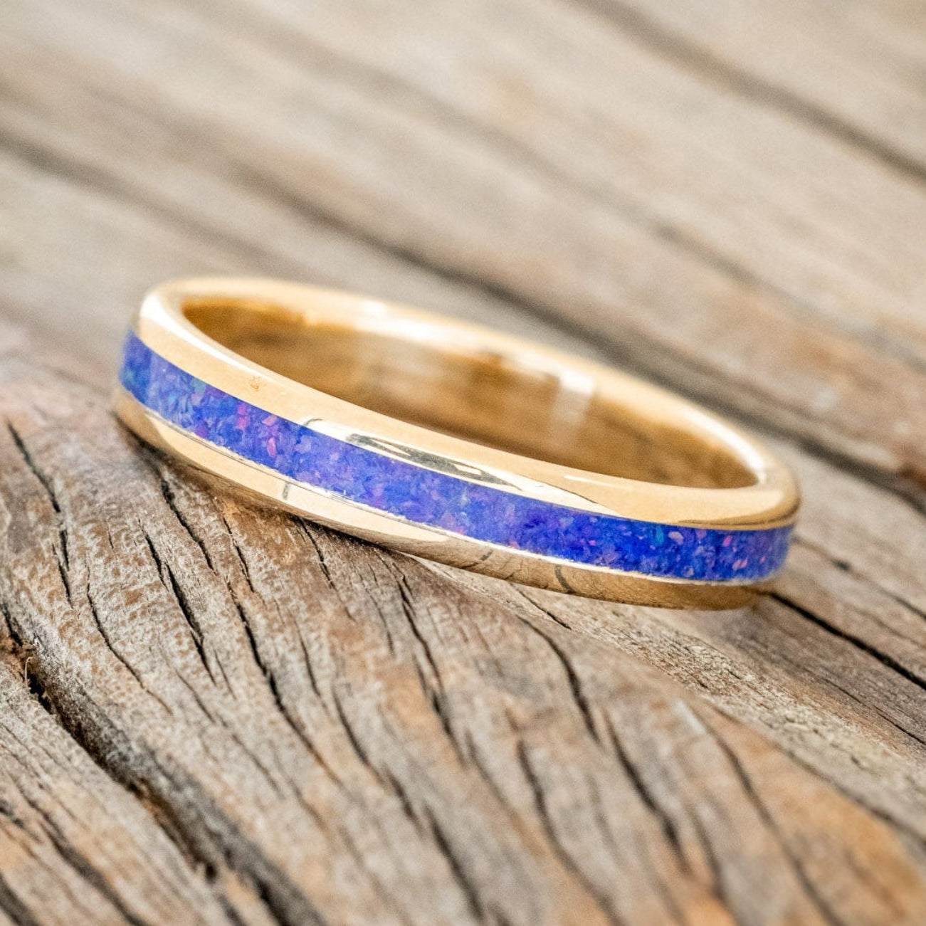 "PERENNA" - STARBURST OPAL STACKING BAND-2