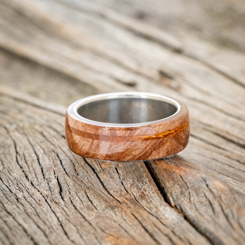 "REMMY" - REDWOOD & IRONWOOD WEDDING BAND-3