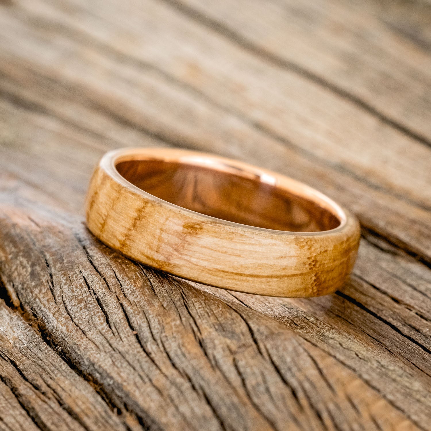 "HAVEN" - WHISKEY BARREL WEDDING BAND-2