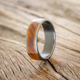 "RAINIER" - BURNT HEDGE WOOD WEDDING RING-Staghead Designs