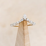 V-SHAPED STACKER WITH MARQUISE DIAMOND & ACCENTS