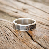 "RAINIER" -BUCKEYE BURL WOOD WEDDING RING-3