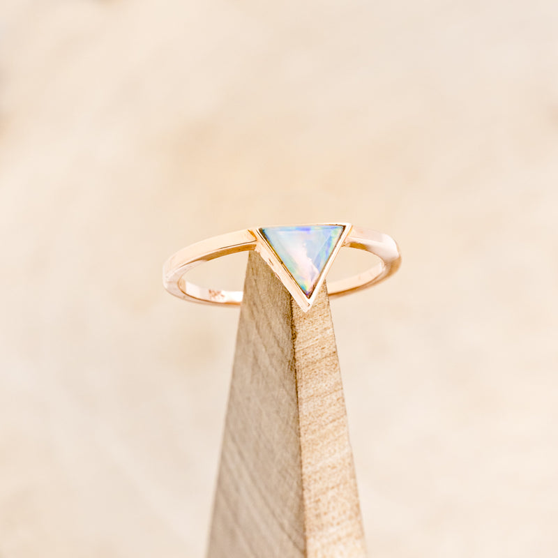 "JENNY FROM THE BLOCK" - TRIANGLE ENGAGEMENT RING-20