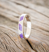 PURPLE OPAL STACKER WITH DIAMOND ACCENTS-1