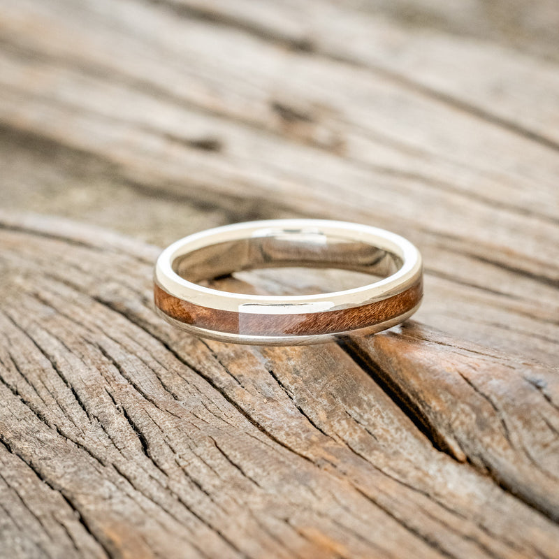 "ETERNA" - REDWOOD STACKING WEDDING BAND-6