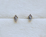 KITE CUT LAB-GROWN ALEXANDRITE STUD EARRINGS-Staghead Designs