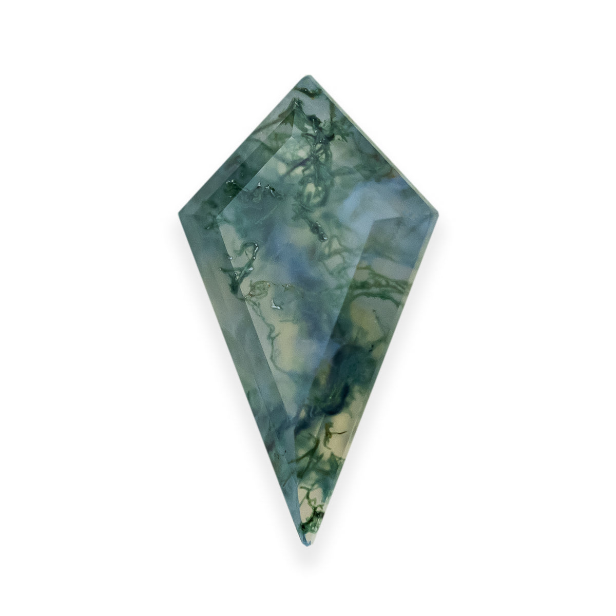 Kite Cut Moss Agate-Staghead Designs