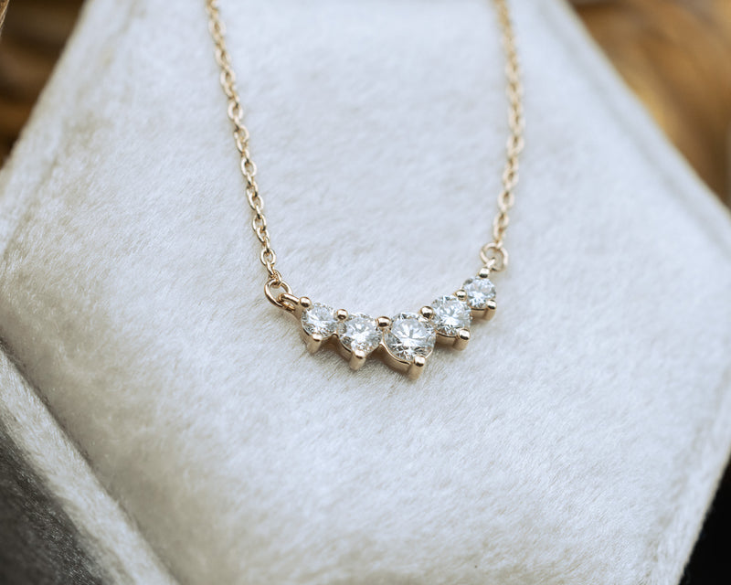 1/3 CTW LAB-GROWN DIAMOND NECKLACE-Staghead Designs