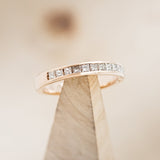 "LANA" - 14K GOLD DIAMOND WEDDING STACKER-1