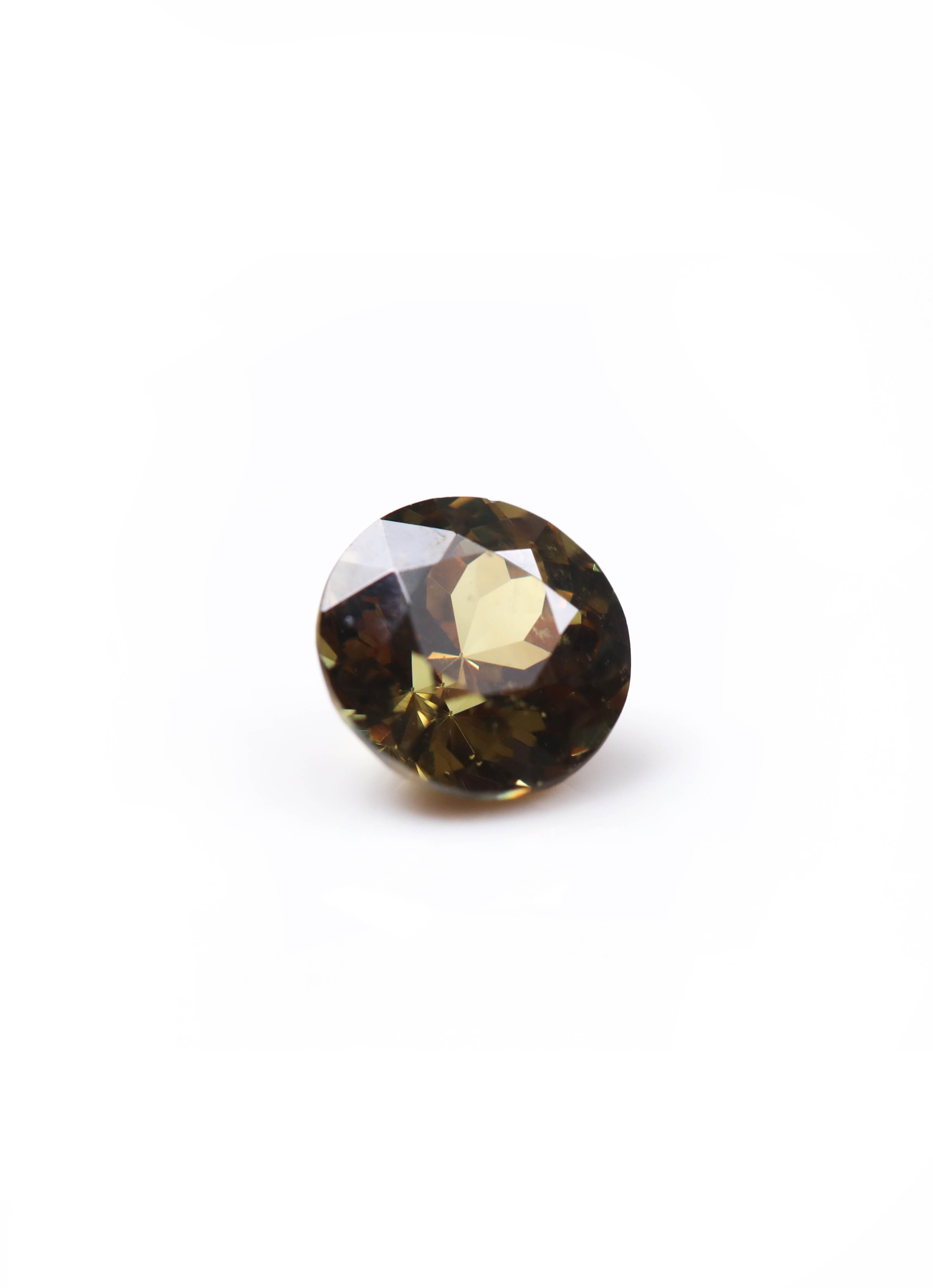 "LENORE" ROUND TOPAZOLITE-1