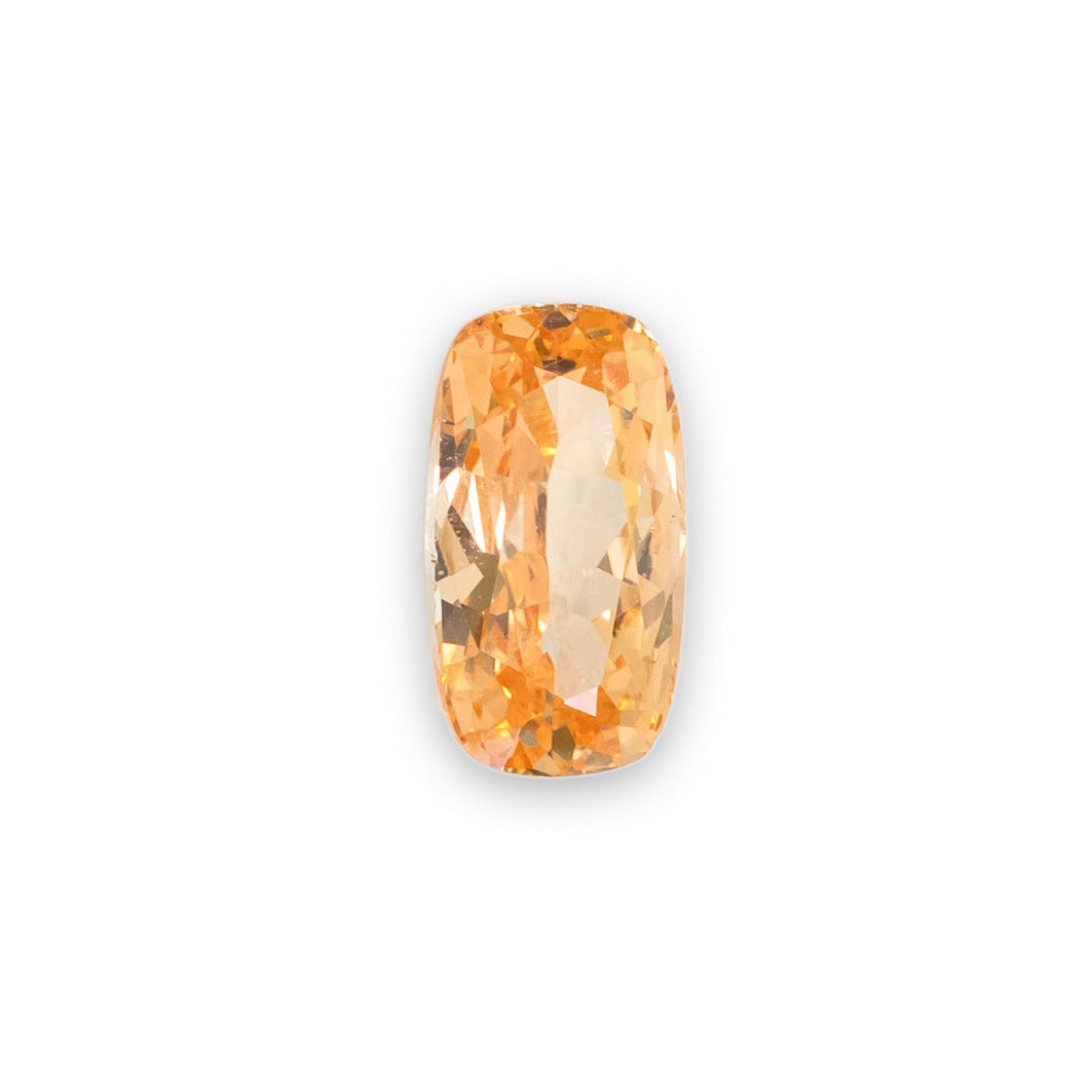 "LILA" - CUSHION-CUT PEACH SAPPHIRE-1