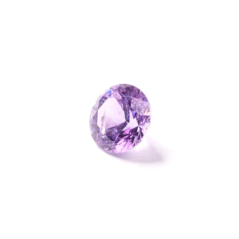 "LONE" - ROUND CUT PURPLE-PINK MONTANA SAPPHIRE-3