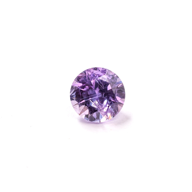 "LONE" - ROUND CUT PURPLE-PINK MONTANA SAPPHIRE-1