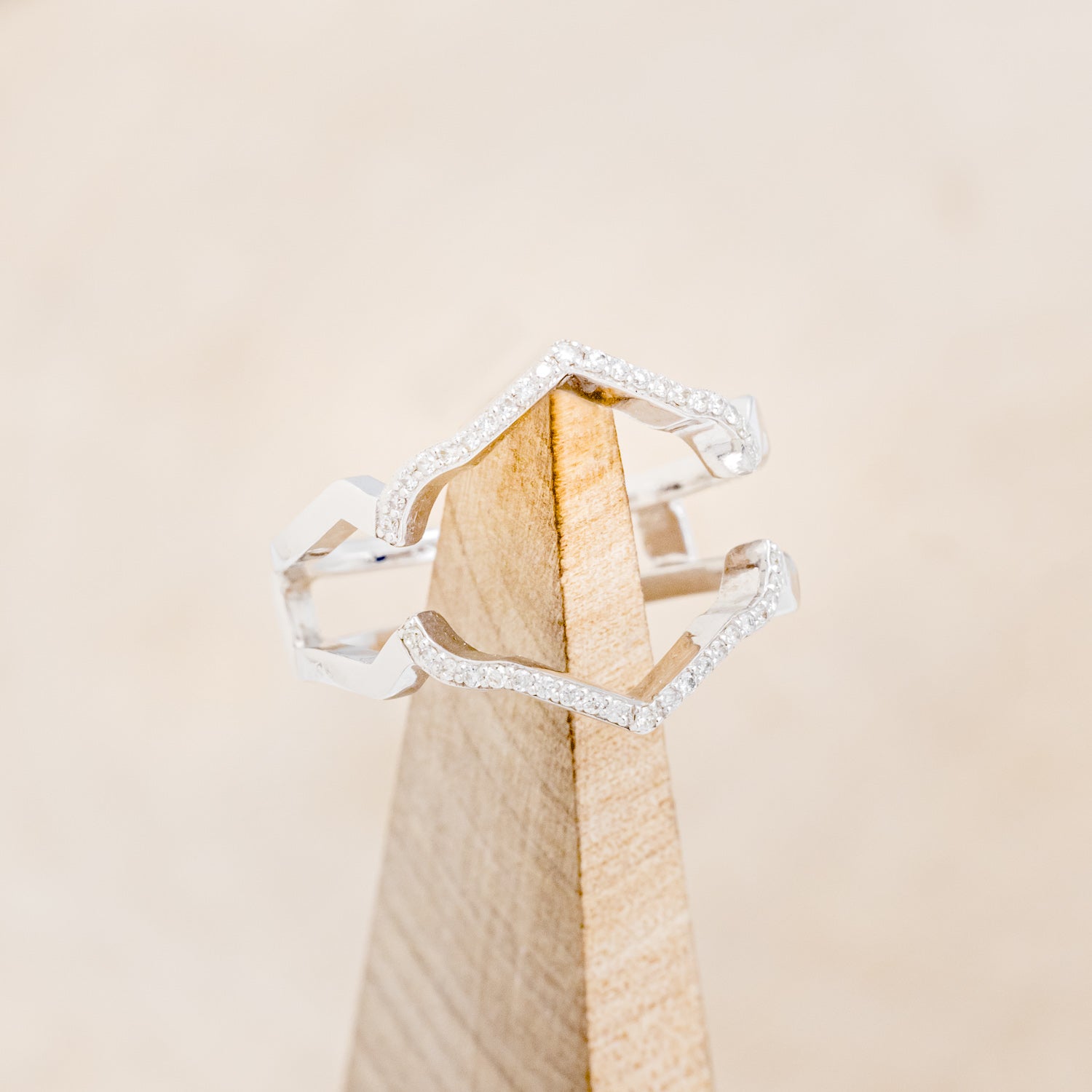 "LUCY IN THE SKY" - RING GUARD WITH DIAMOND ACCENTS-1