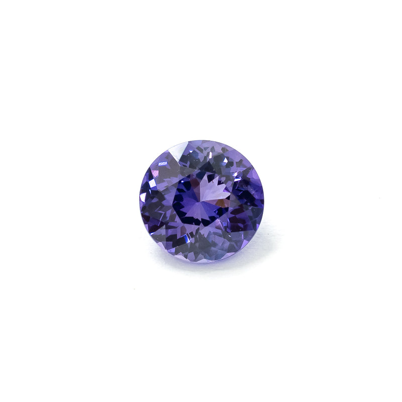 "LUELLA" - ROUND BRILLIANT-CUT PURPLE SAPPHIRE-1