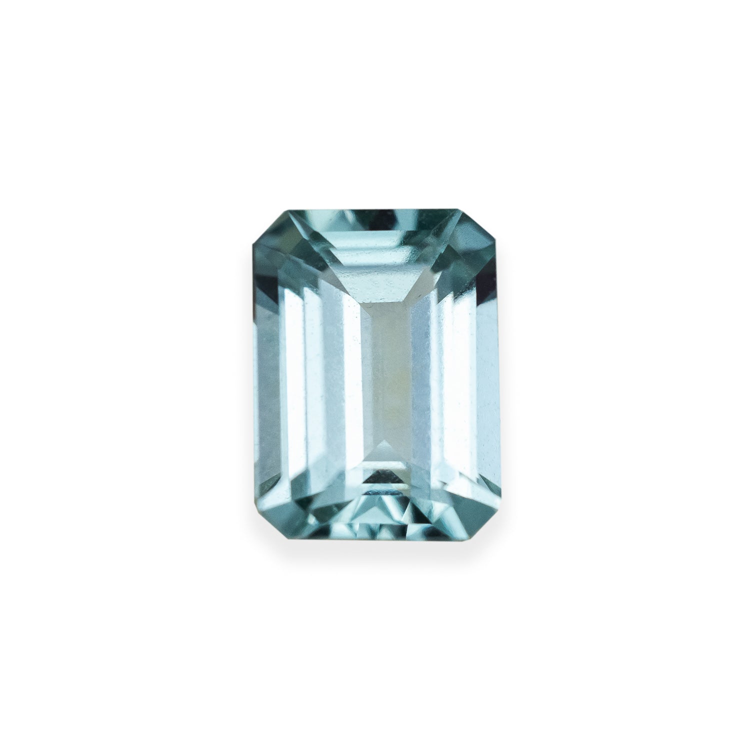 Lab-Grown Emerald Cut Green Sapphire