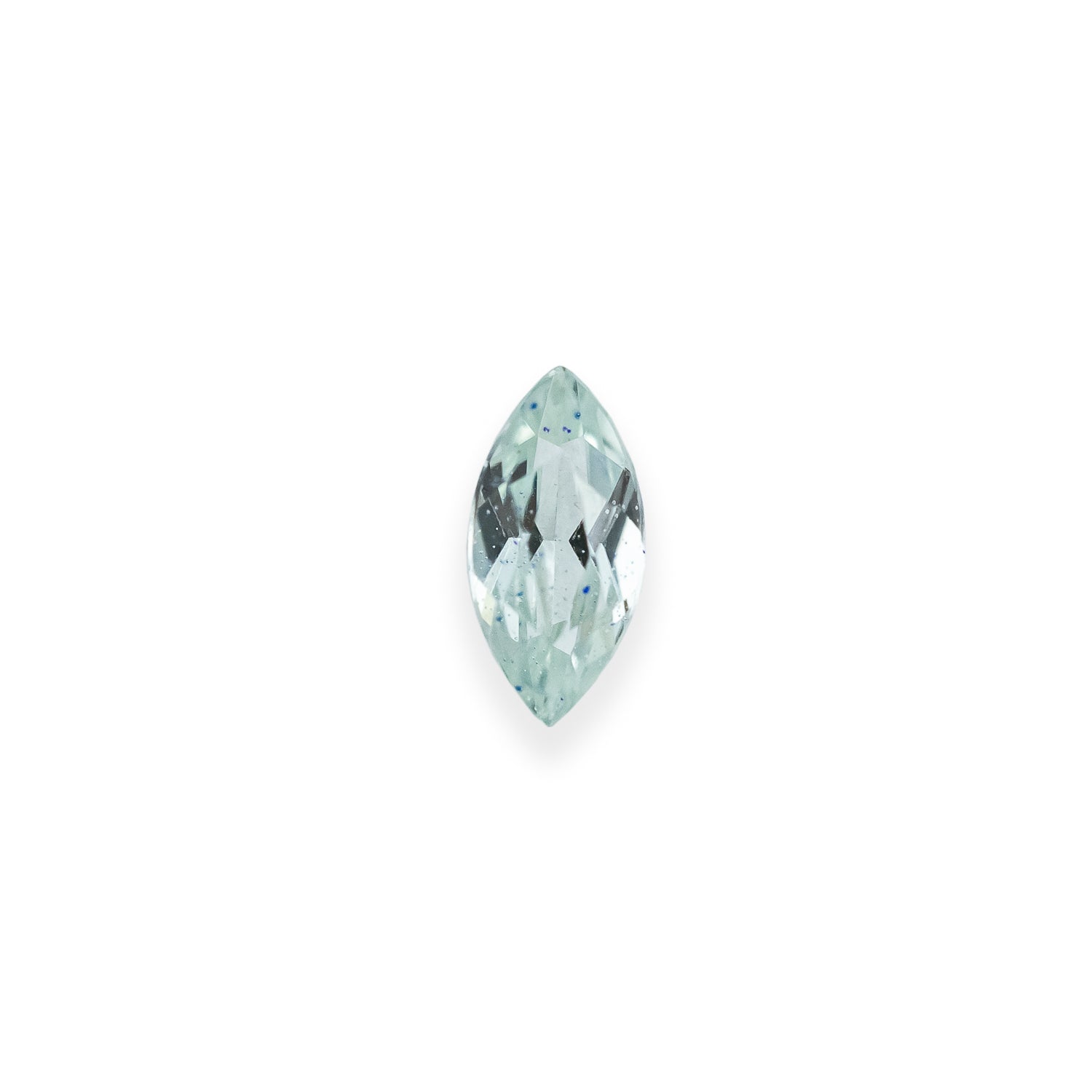 Lab-Grown Marquise Cut Green Sapphire