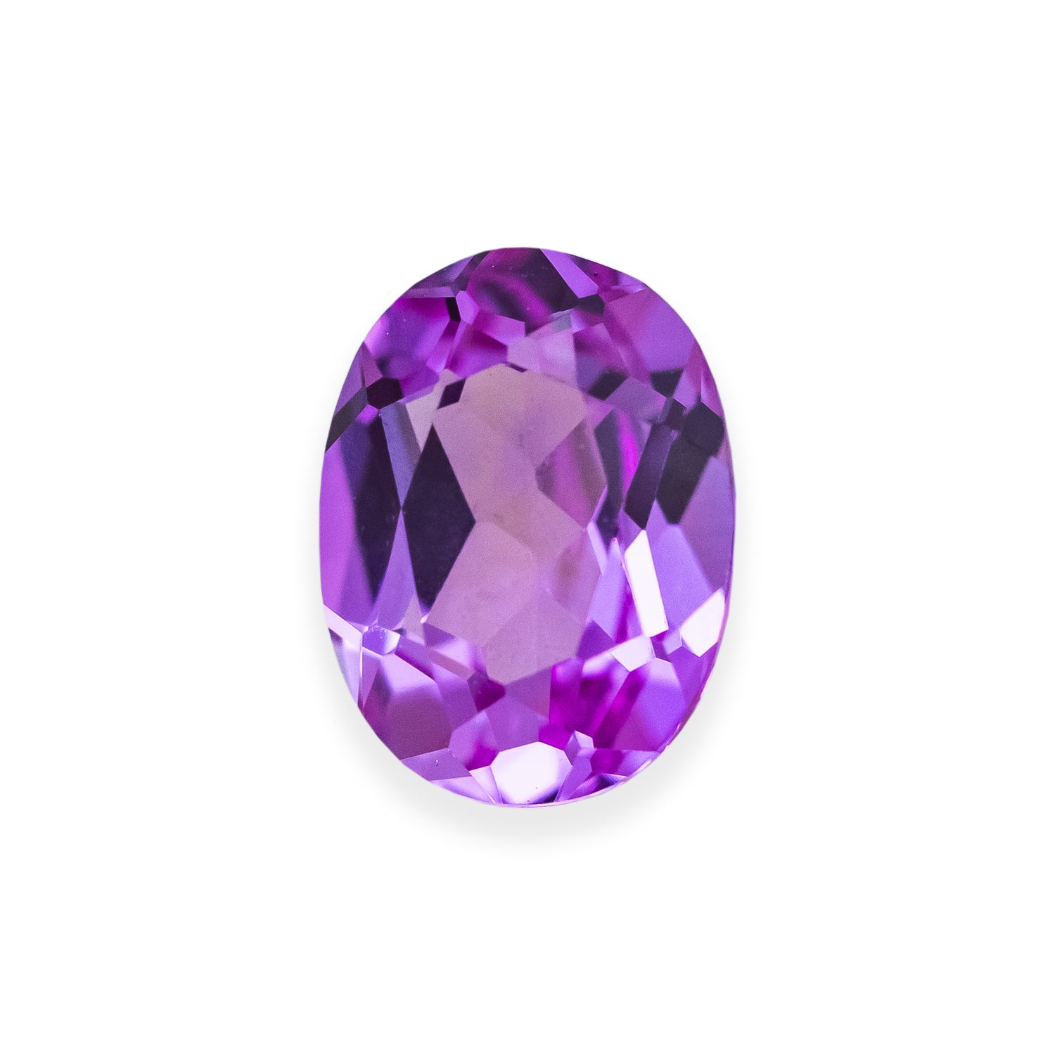 Lab-Grown Oval Cut Pink Sapphire