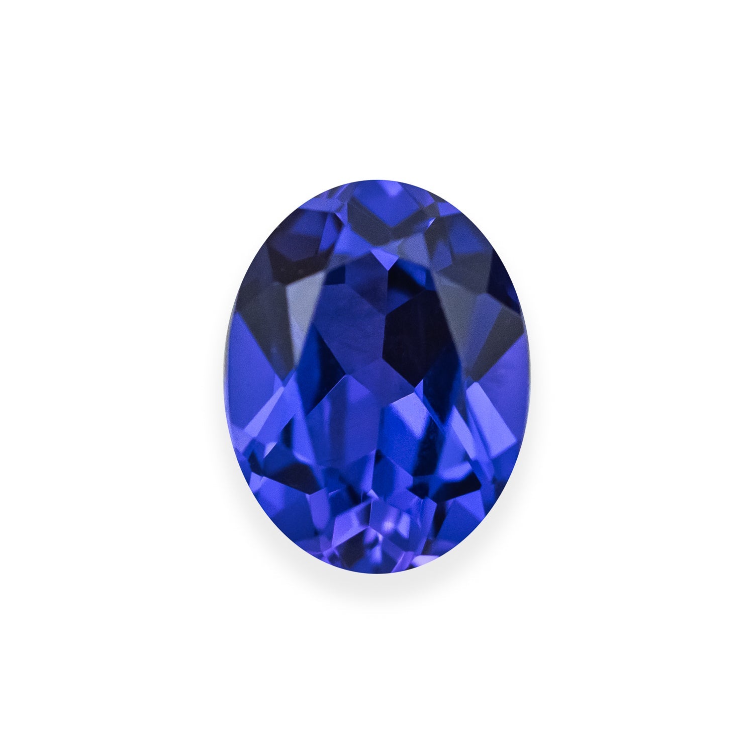 Lab-Grown Oval Cut Purple Sapphire