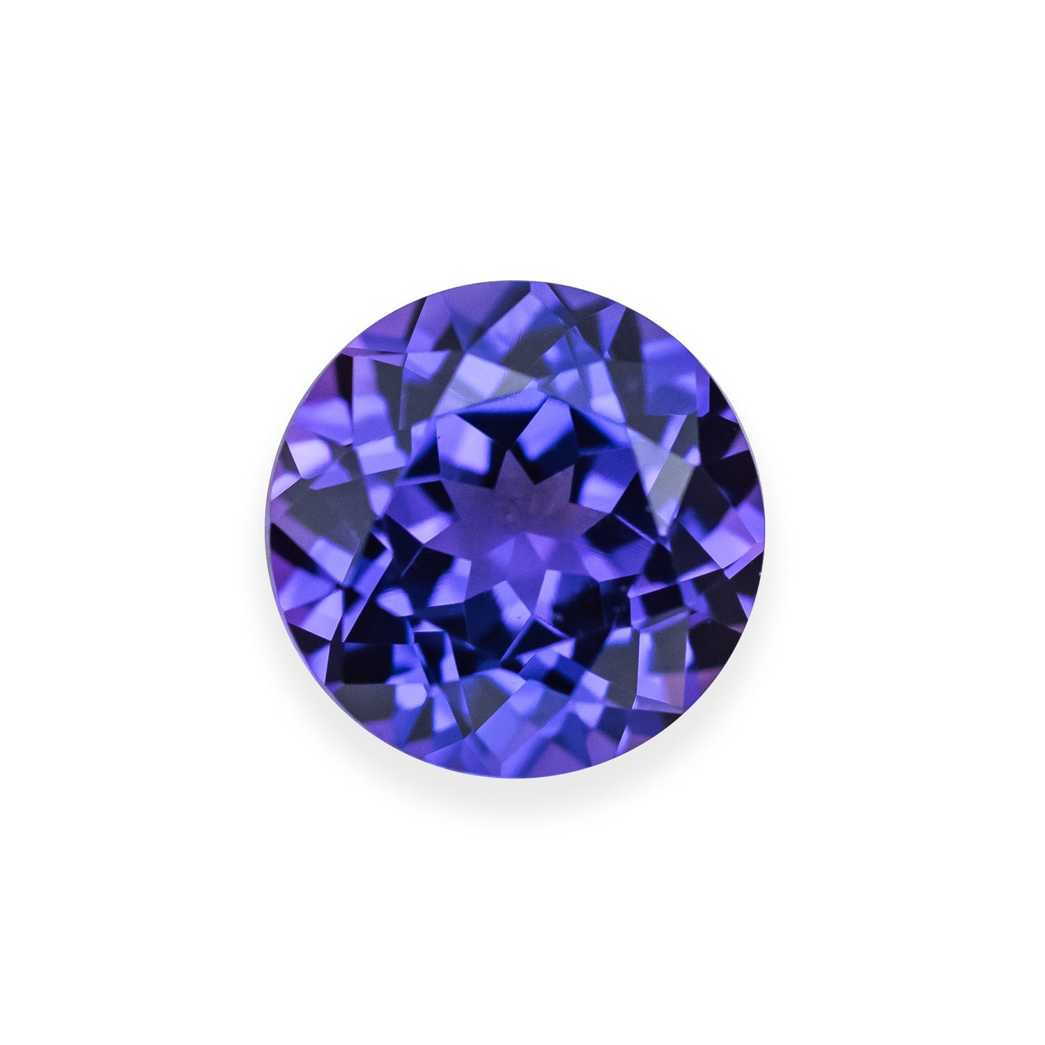 Lab-Grown Round Cut Purple Sapphire