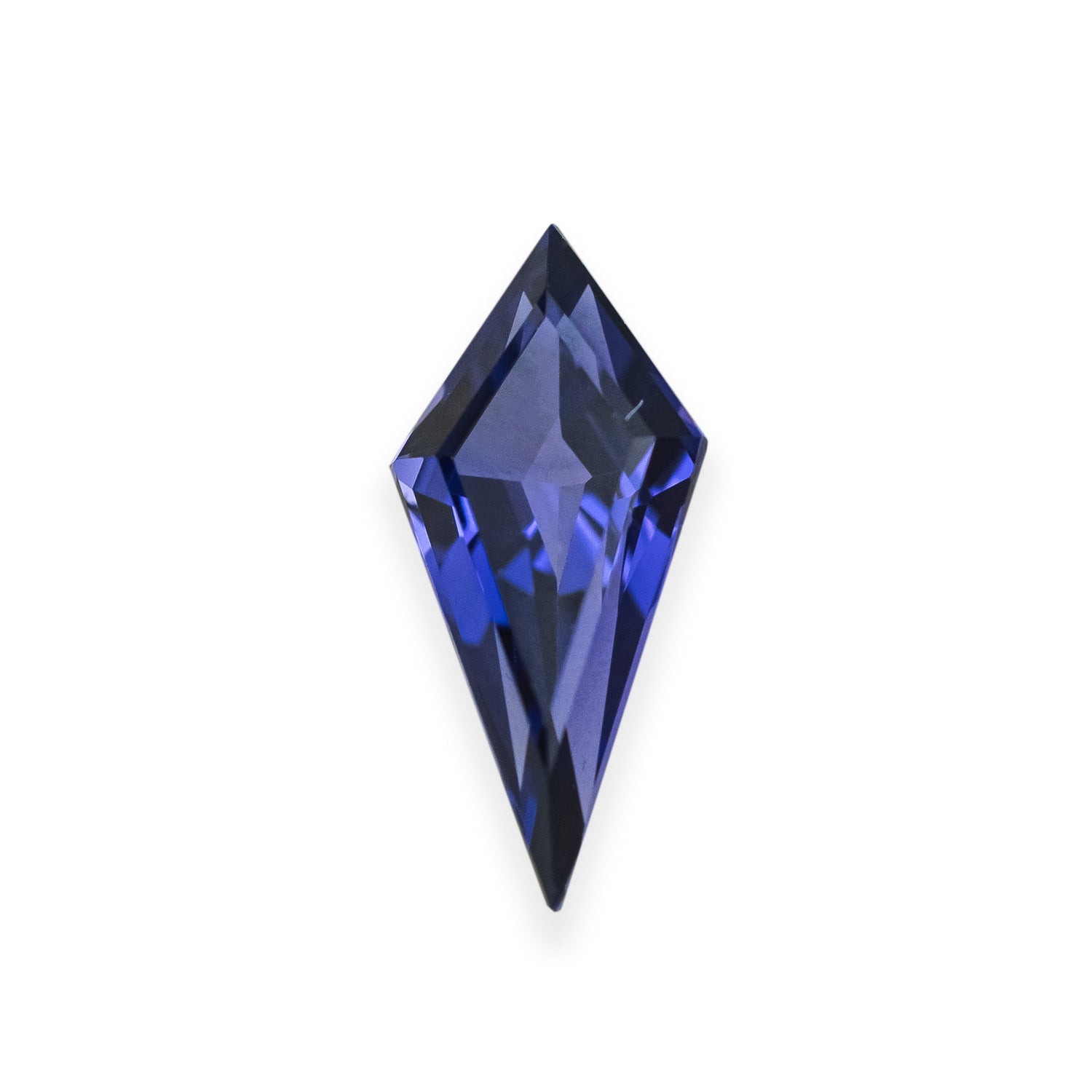 Lab-Grown Shield Cut Purple Sapphire