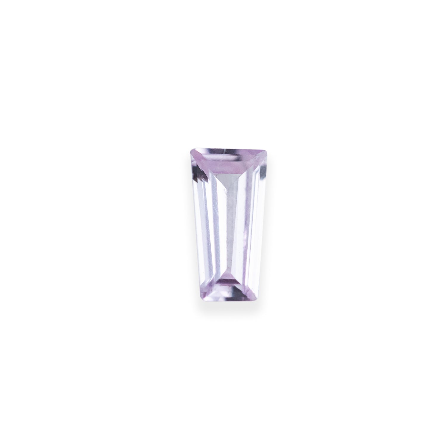 Lab-Grown Tapered Baguette Cut Pink Sapphire