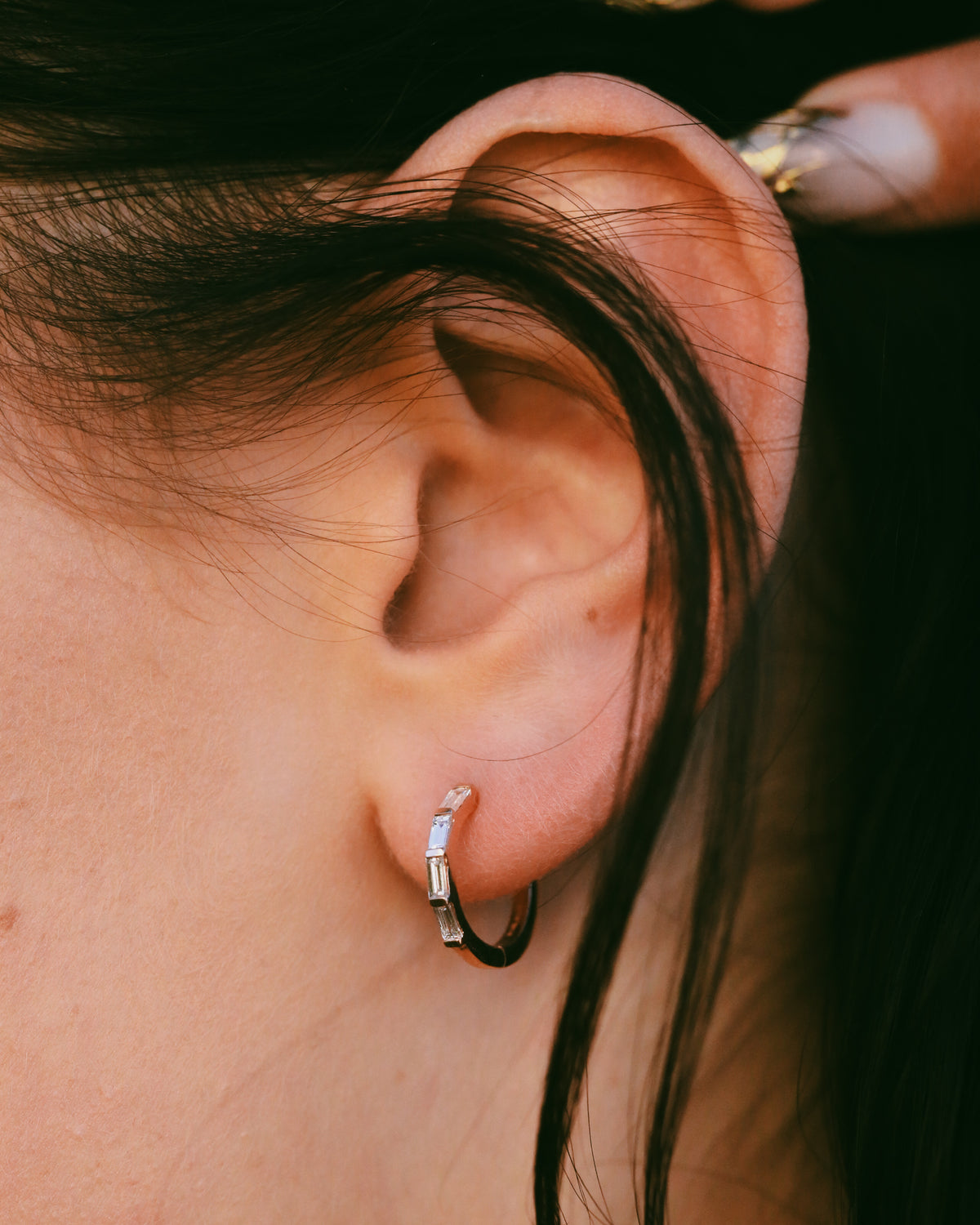 1/3 CTW LAB-GROWN DIAMOND HOOP EARRINGS IN 14K GOLD-10