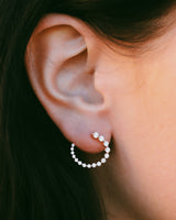 7/8 CTW LAB-GROWN DIAMOND FRONT-BACK EARRINGS