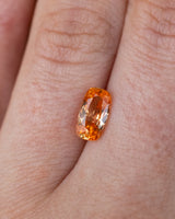 "LILA" - CUSHION-CUT PEACH SAPPHIRE-7