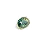 "MAEVE" - OVAL BI-COLOR TEAL GREEN MADAGASCAR SAPPHIRE-3