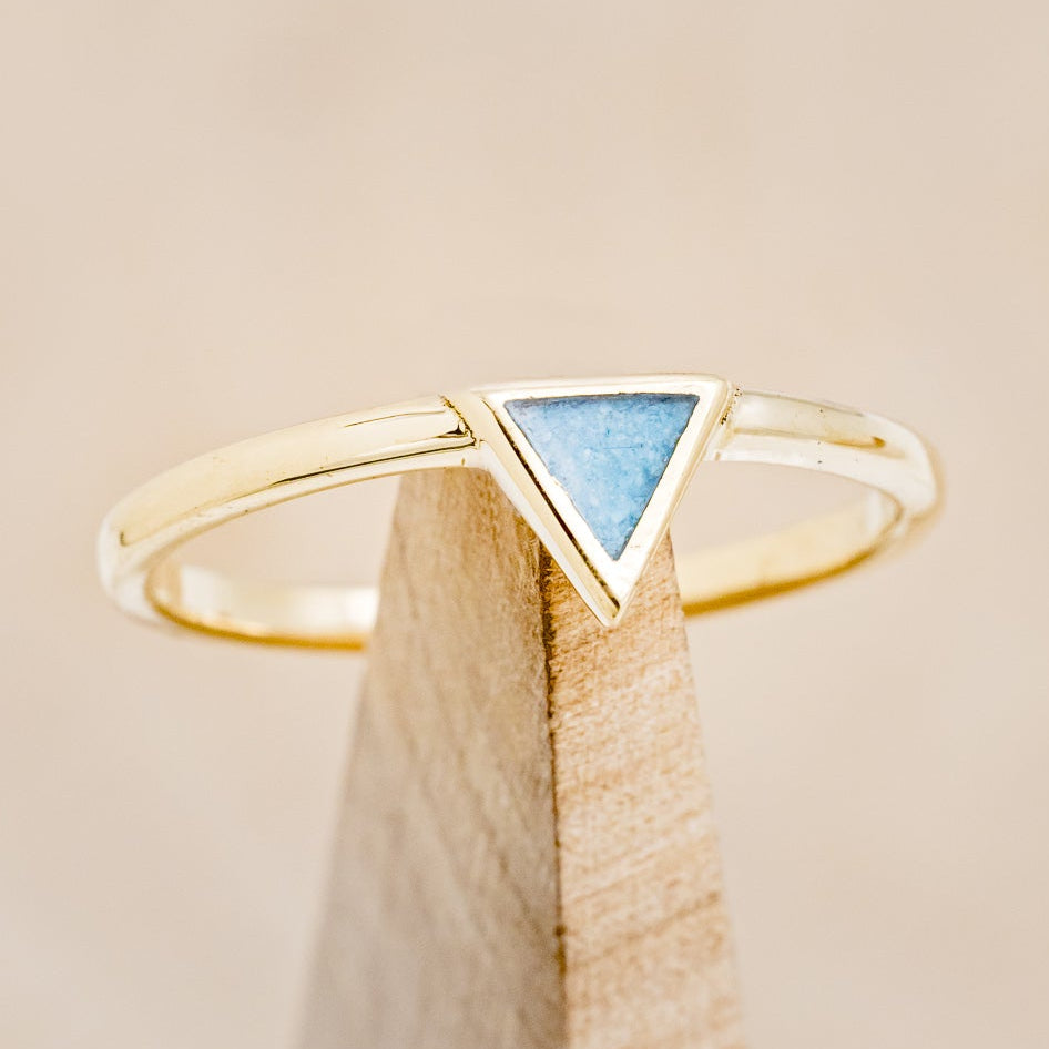"MERA" - TURQUOISE TRIANGLE STACKING BAND-1