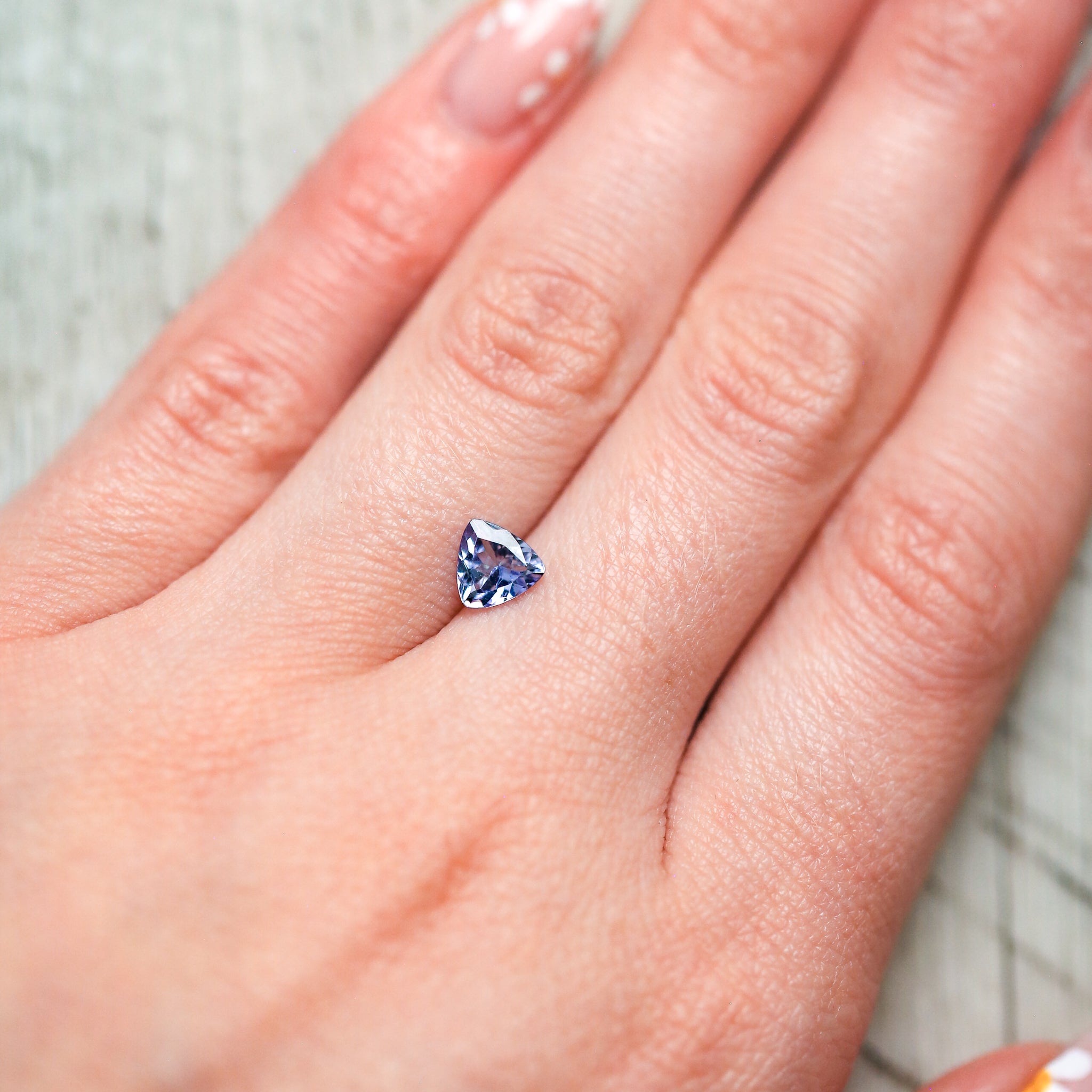 "MAISIE" - TRILLION CUT MERMAID TANZANITE-7