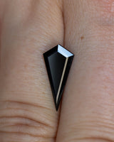 2ct KITE-CUT BLACK SPINEL-Staghead Designs