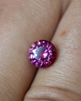 1.75ct ROUND BRILLIANT-CUT PINK SAPPHIRE - SRI LANKA-Staghead Designs