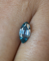 1.31ct MARQUISE BRILLIANT-CUT UNHEATED MONTANA SAPPHIRE-Staghead Designs