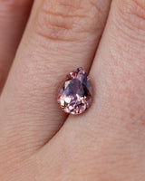 NEW - "GOLDIE" - COLOR-CHANGE PEAR BRILLIANT-CUT MALAYA GARNET-7