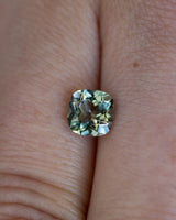 1.06ct 6x6x4mm CUSHION CUT SAGE TOURMALINE