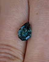 1.38ct 9.7x6.8mm PEAR CUT TEAL TOURMALINE