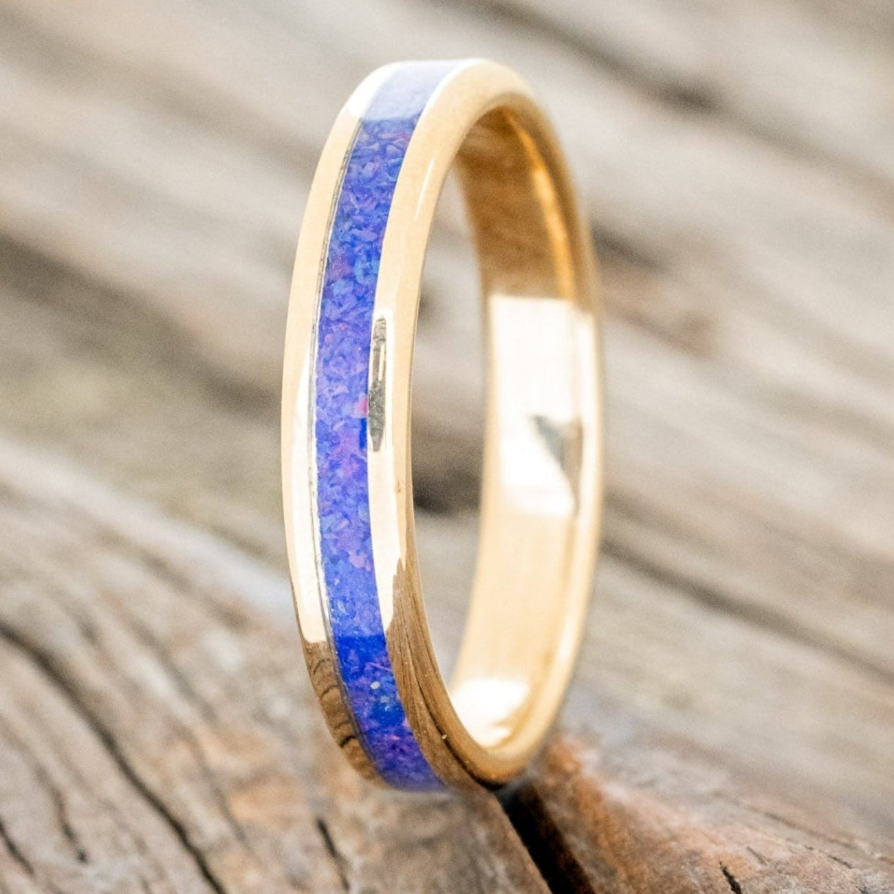 "PERENNA" - STARBURST OPAL STACKING BAND-1