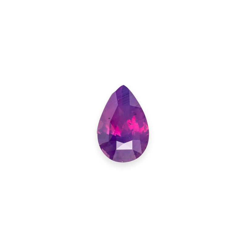 "PHAEDRA" - PEAR CUT MILKY PURPLE PINK SAPPHIRE-1