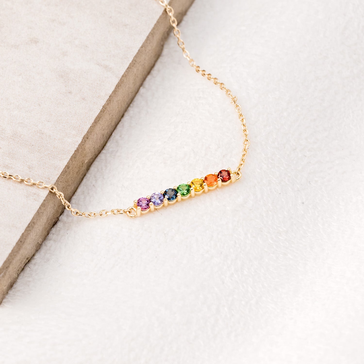 PRIDE MULTI-GEMSTONE BAR BRACELET-1
