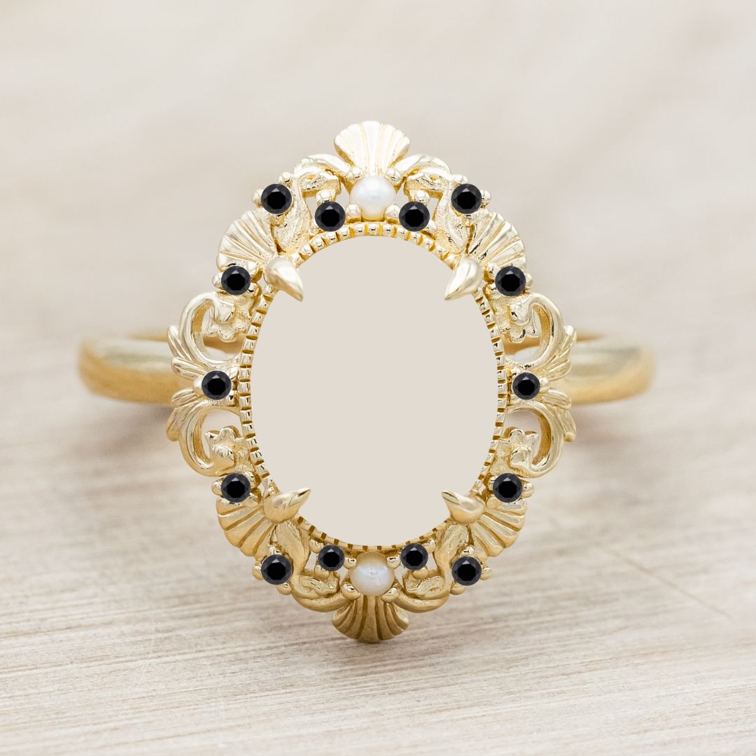 Pearl and Black Diamond Accents for Merrow